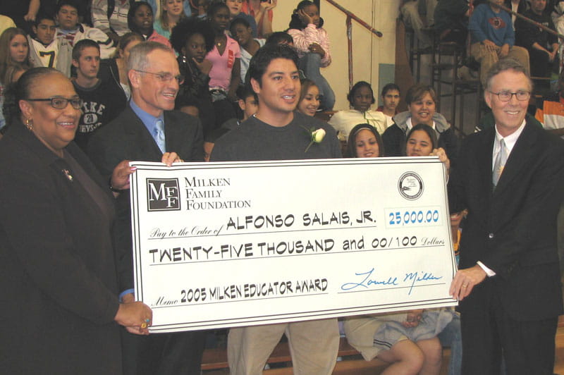 New Milken Educator Alfonso Salais
