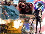 Photo-montage of Army National Guard