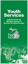 services youth blind persons brochure lara michigan vision low bureau
