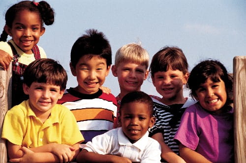 Diverse Group of Children
