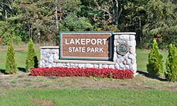 Lakeport State Park Entrance Lakeport State Park Entrance