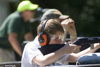 Ortonville Shooting Range boy shooting Ortonville Shooting Range boy shooting