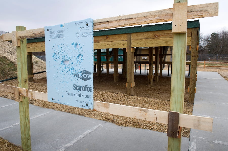 Sharonville handgun range target
