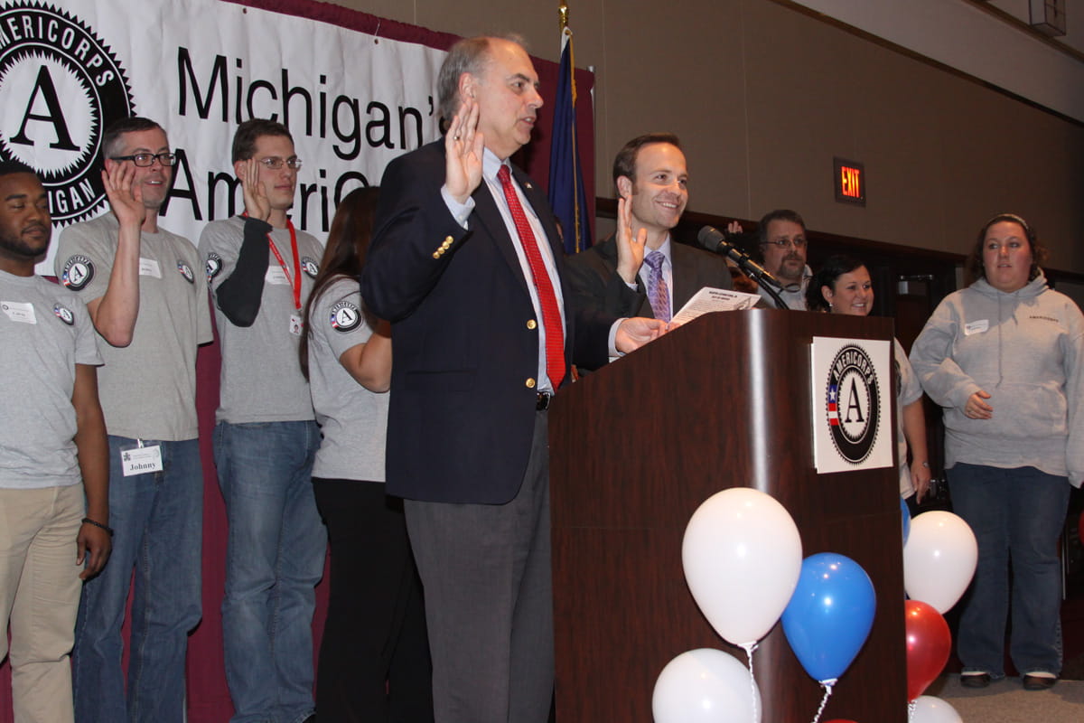 AmeriCorps Director Bill Basl & Lieutenant Governor Brian Calley