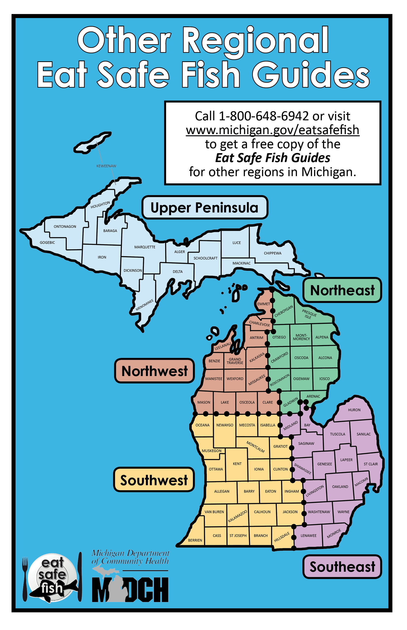 MDCH Eat Safe Fish Guides