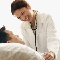 doctor with patient