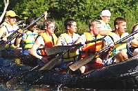 Freedom Academy raft race