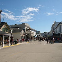 Main Street, Mackinac Island, Michigan Main Street, Mackinac Island, Michigan