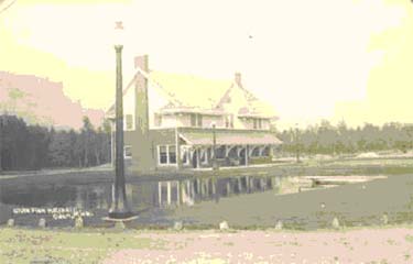 Photo: Oden State Fish Hatchery Postcard from the 1920s
