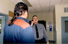 Picotte checks on lunch for new arrival