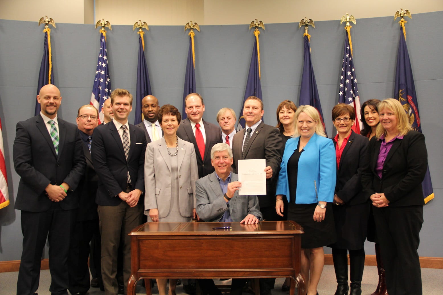 Teacher evaluation bill signing Teacher evaluation bill signing