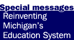 Special Message on Reinventing Education