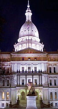 State capitol Building at Night