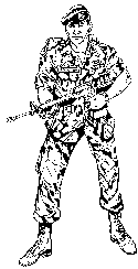 Soldier wearing beret 