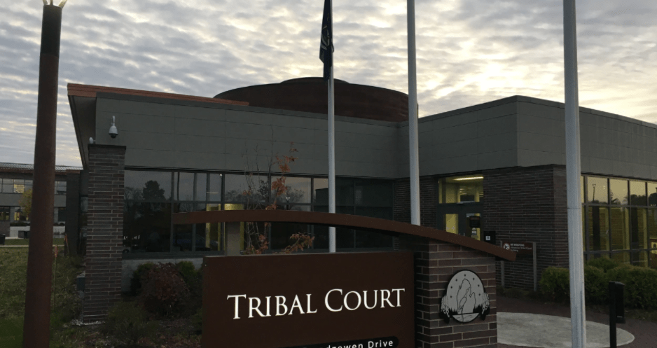 Photo of Tribal Court Building in Michigan.