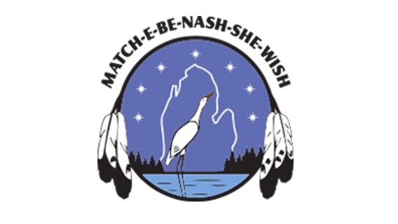 Match-e-be-nash-she-wish Band of Pottawatomi Indians of Michigan logo.
