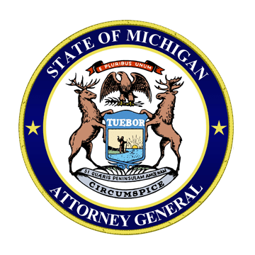 State of Michigan, Office of Attorney General seal
