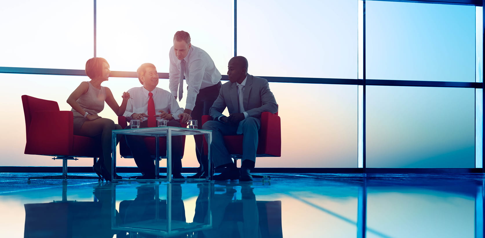 Business Team Discussion Meeting
