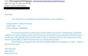 fake email