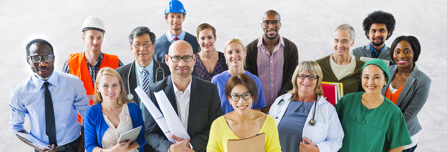 Diverse Multiethnic People with Different Jobs