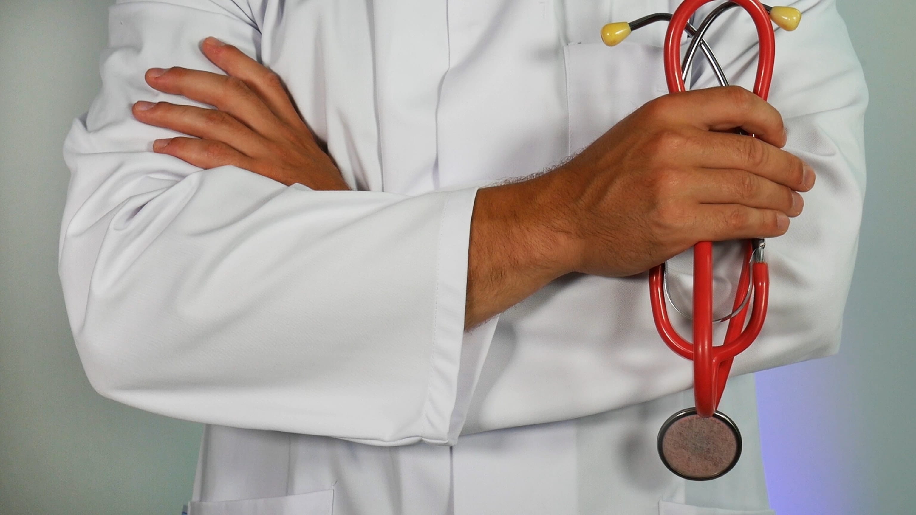 Photo of a doctor with a stethoscope