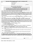 Sample of the bodily injury liability coverage form