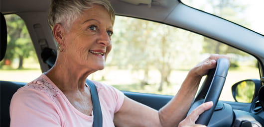 Senior Woman Driving