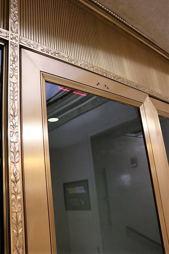 Cadillac Place - door details