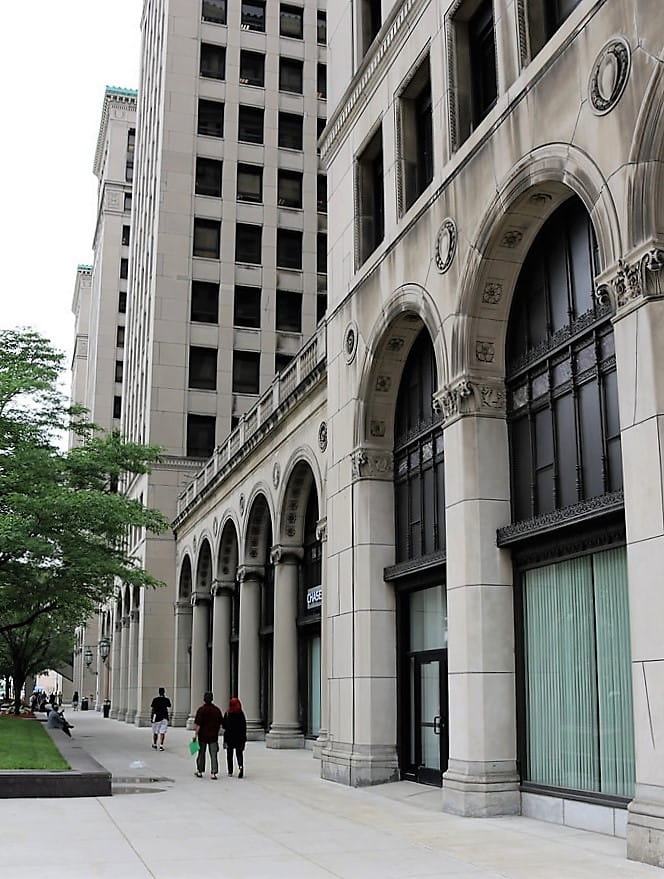 Cadillac Place Suite L-150 exterior