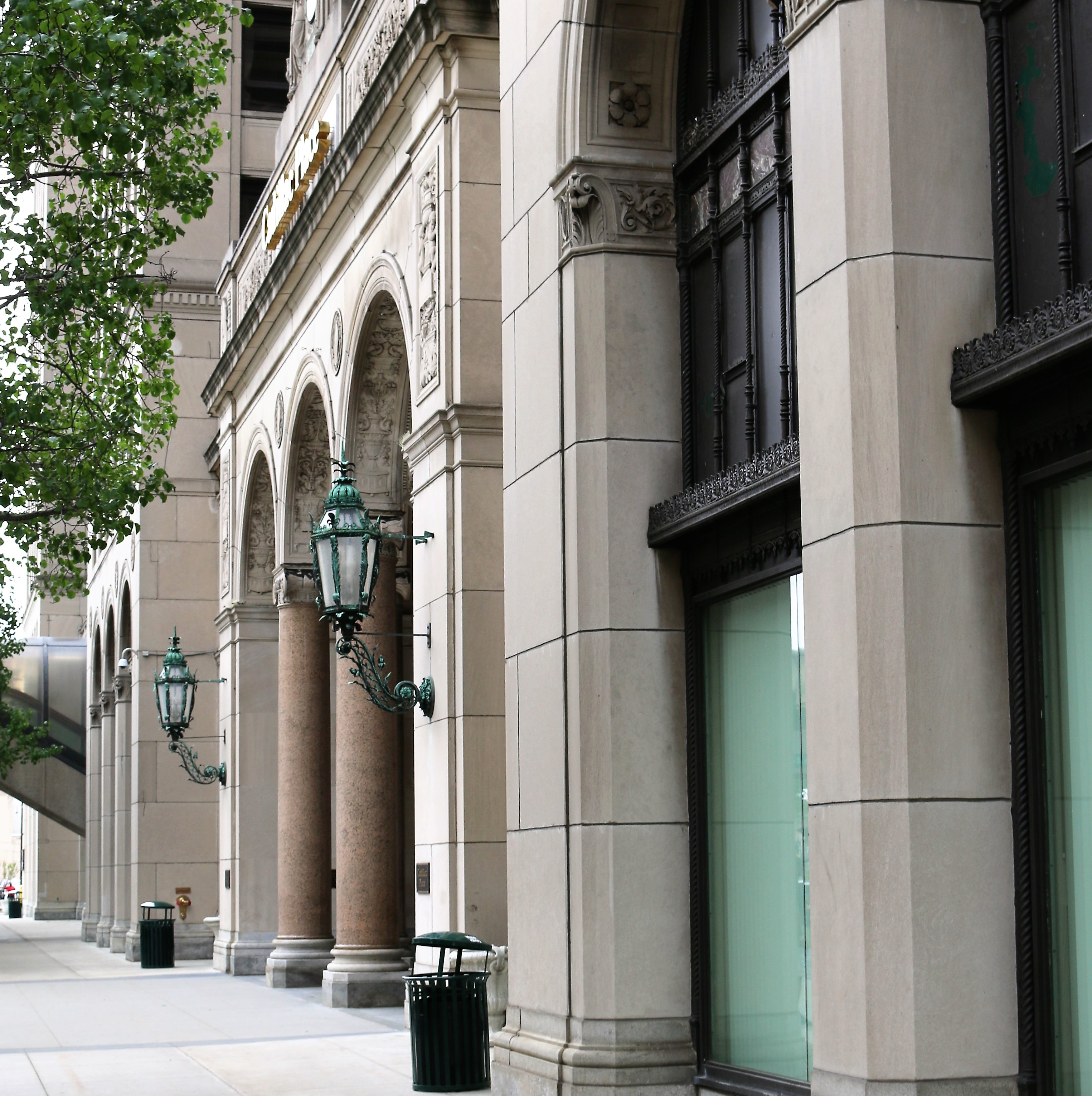 Cadillac Place front entrance