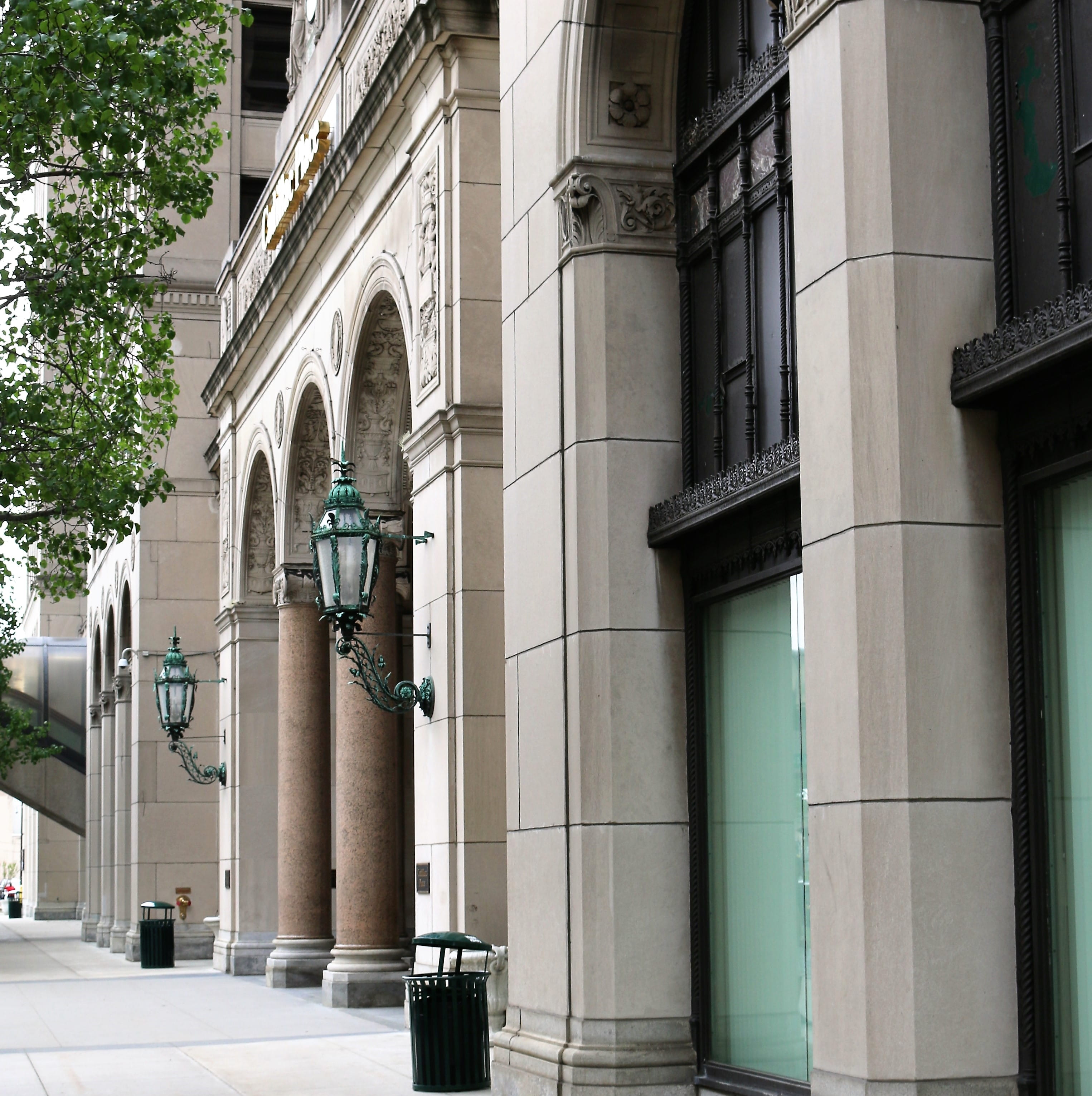 Cadillac Place front entrance