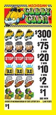 Cabby Cash Charity Game Ticket