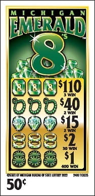 Emerald 8s charity game ticket
