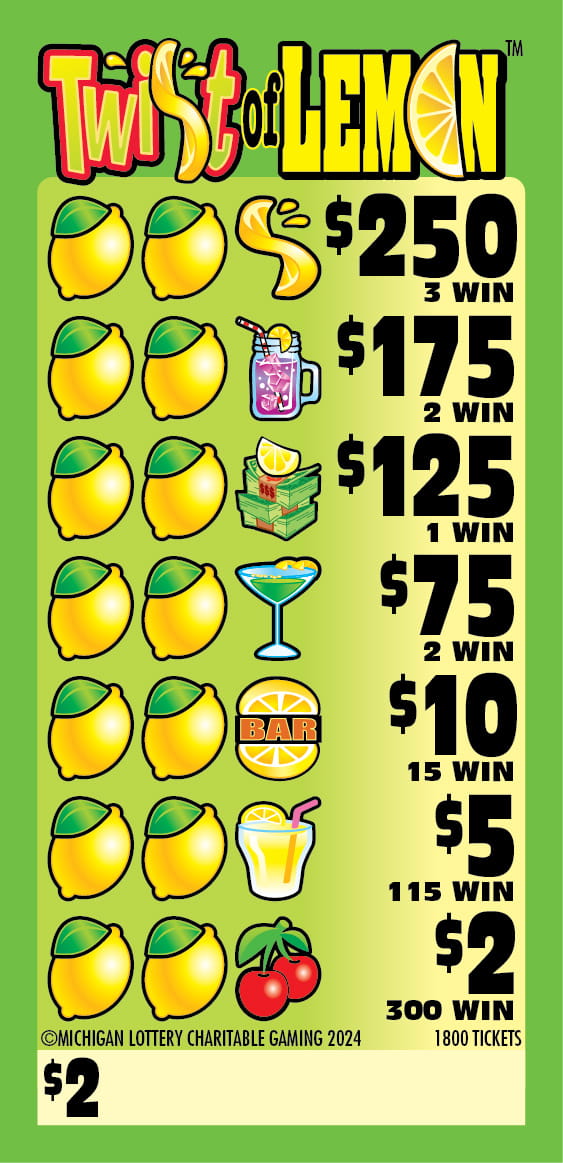 $2 Twist of Lemon 