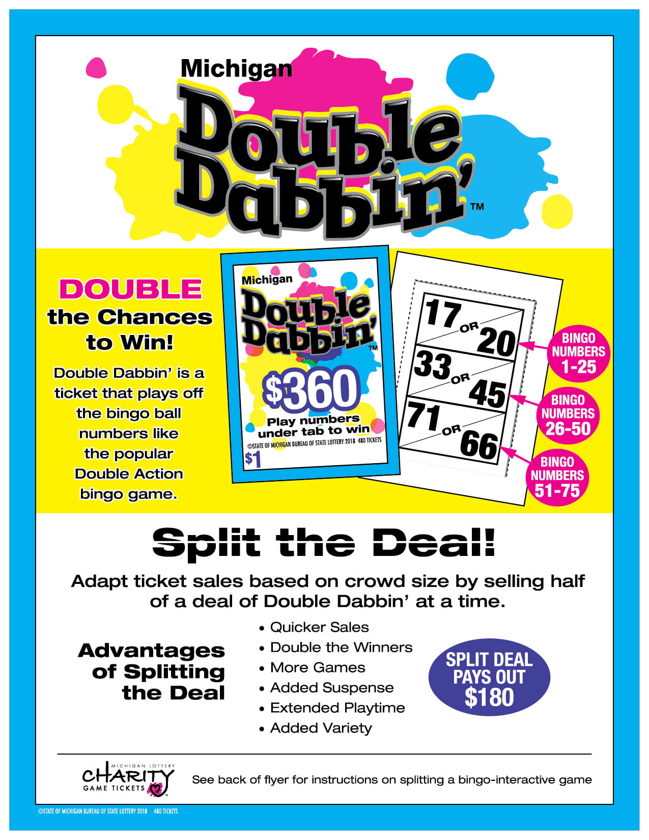 Double Dabbin Splitting the Deal flyer