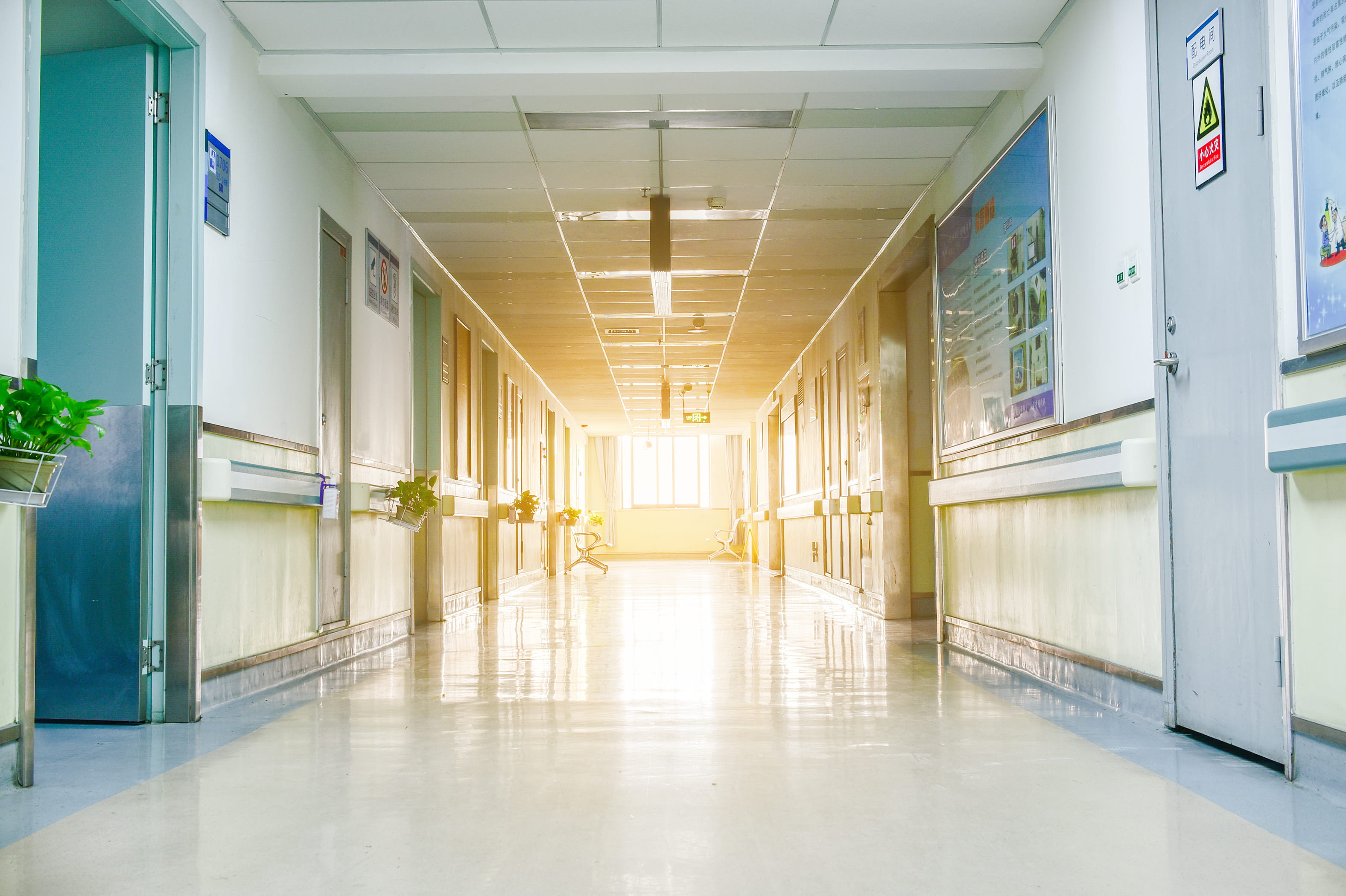 Hospital corridor