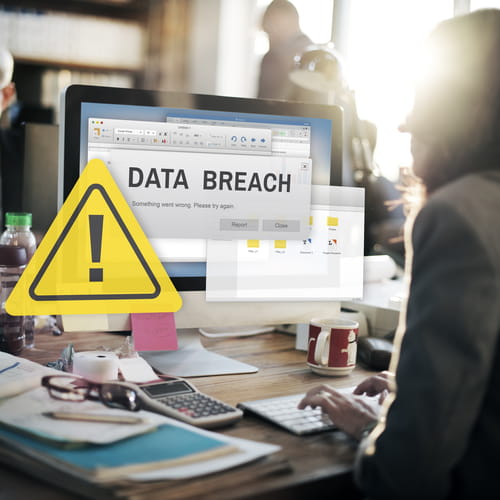 Data Breach Security Confidential Cybercrime Concept