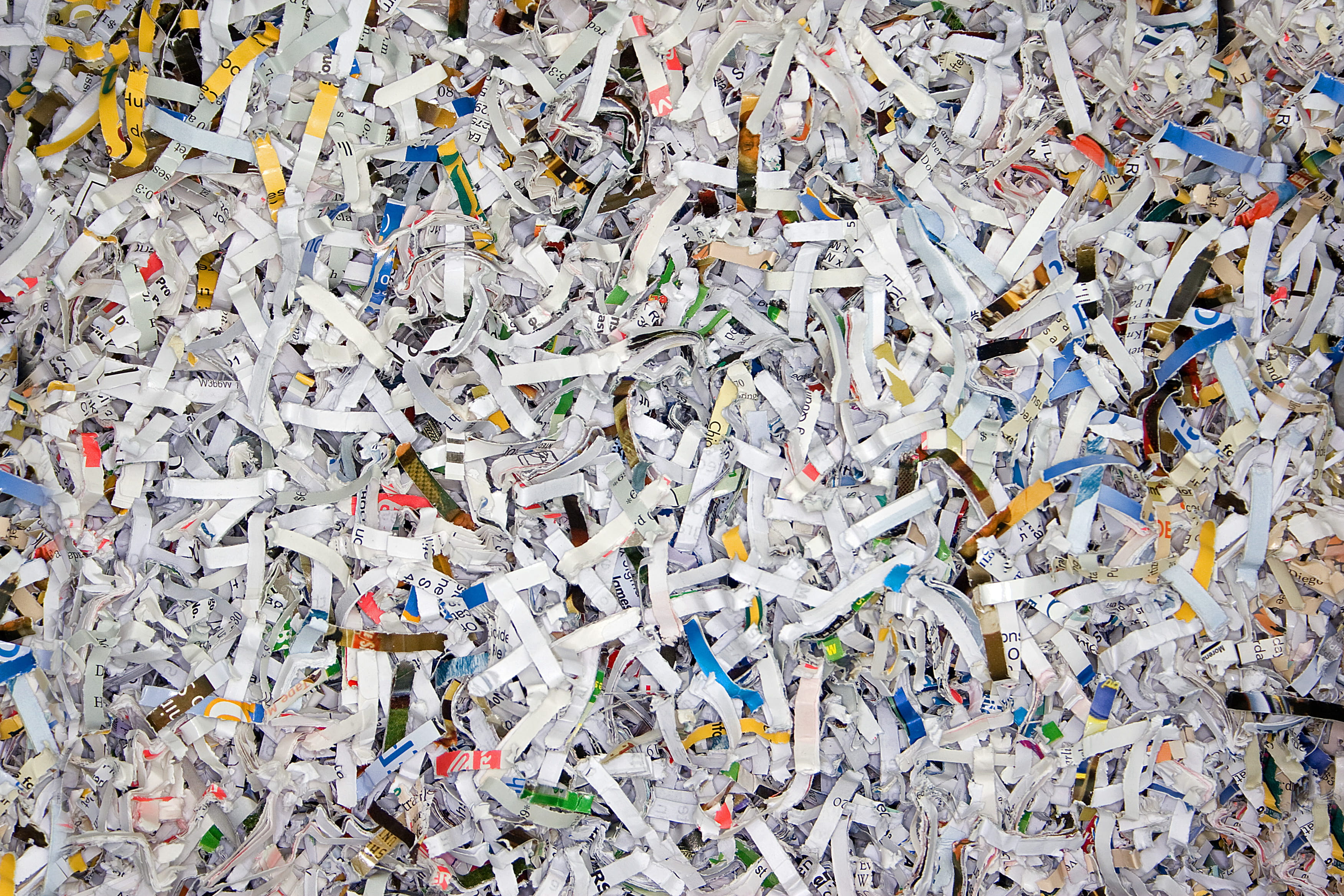 Shredded paper