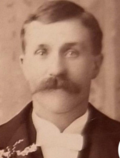 Sepia toned photo of Keeper George Ferris