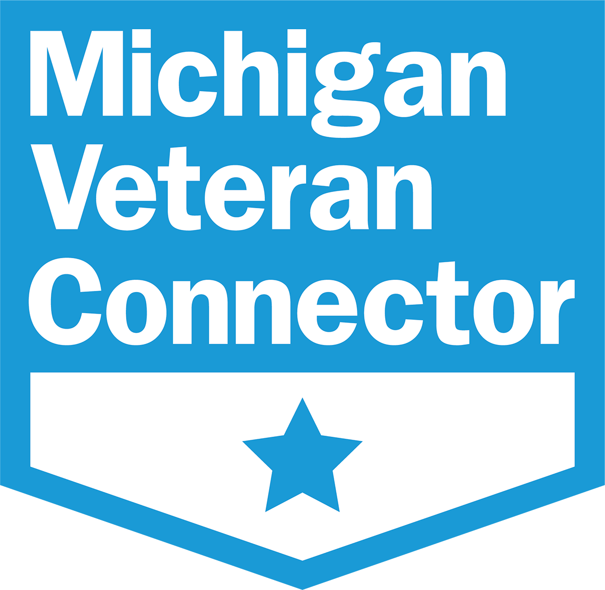 Image of  the Michigan Veteran Affairs Agency's Veteran Connector logo