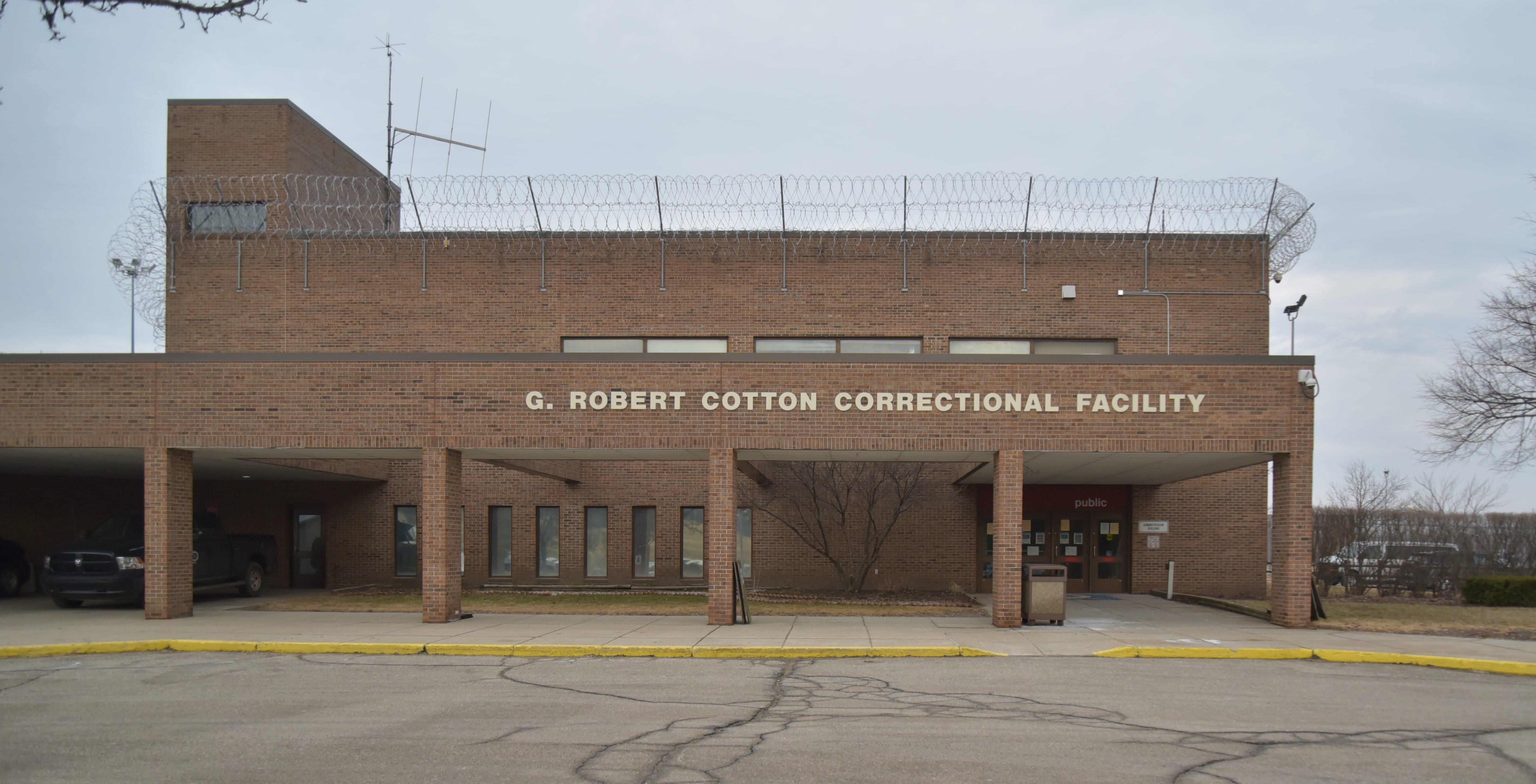 Administration building at G. Robert Cotton Correctional Facility