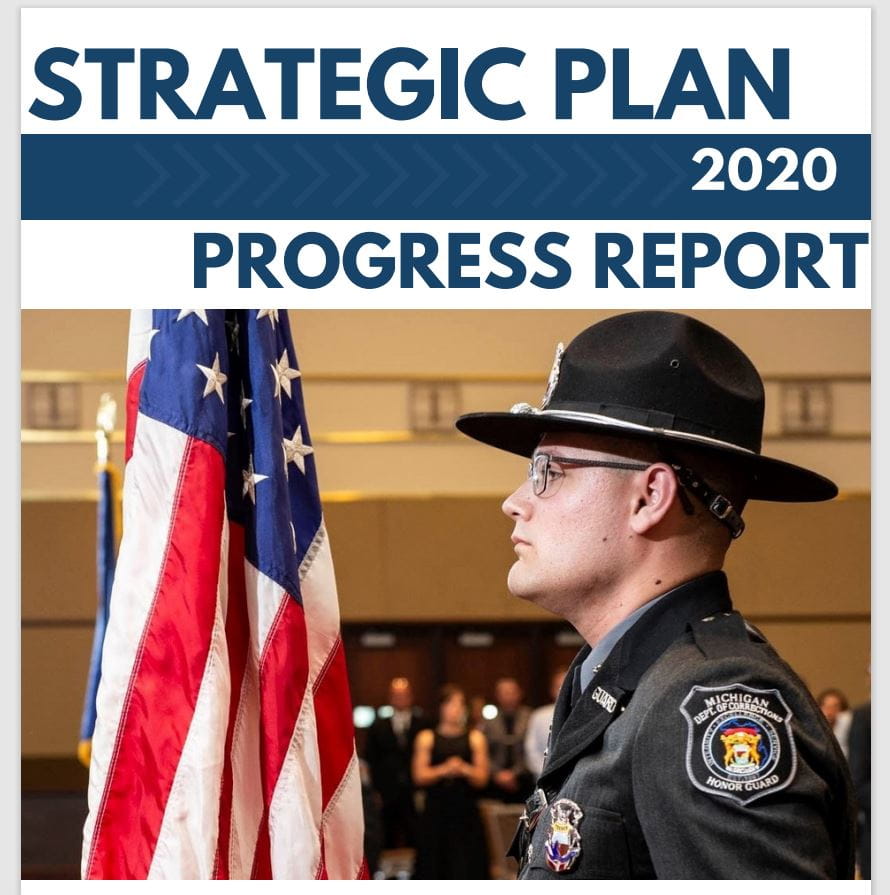Image of MDOC 2020 Strategic Plan Progress Report