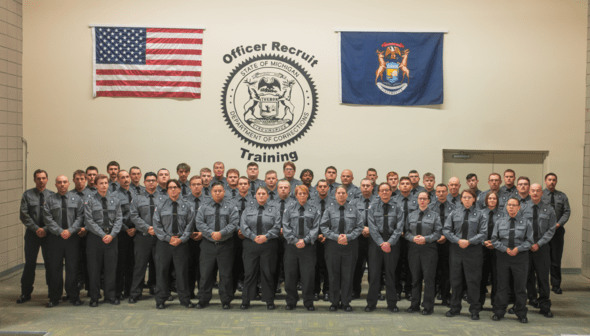 Academy students of the John Davids Class of the Northern Region Training Academy