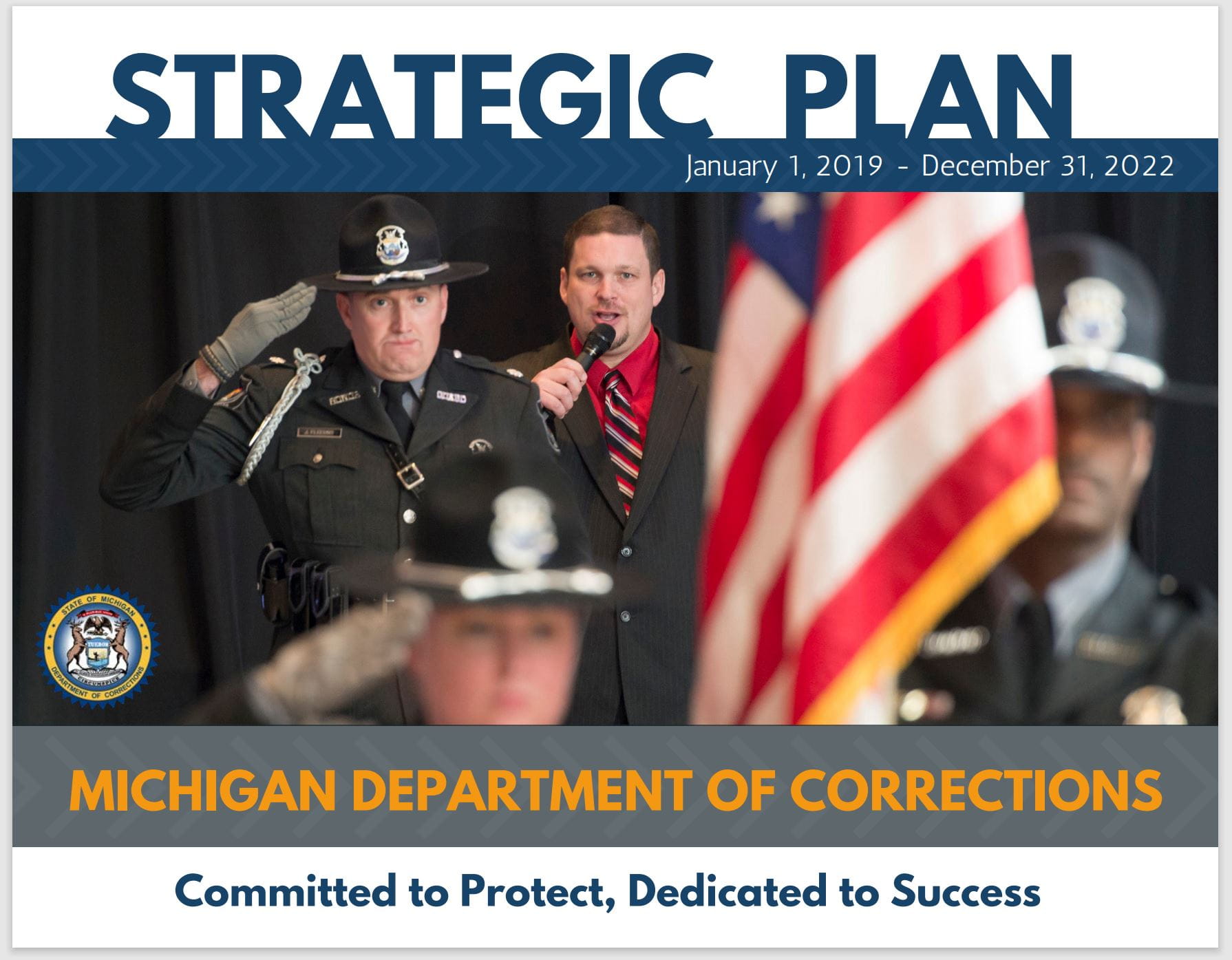 Image of MDOC's 2019-2022 Strategic Plan