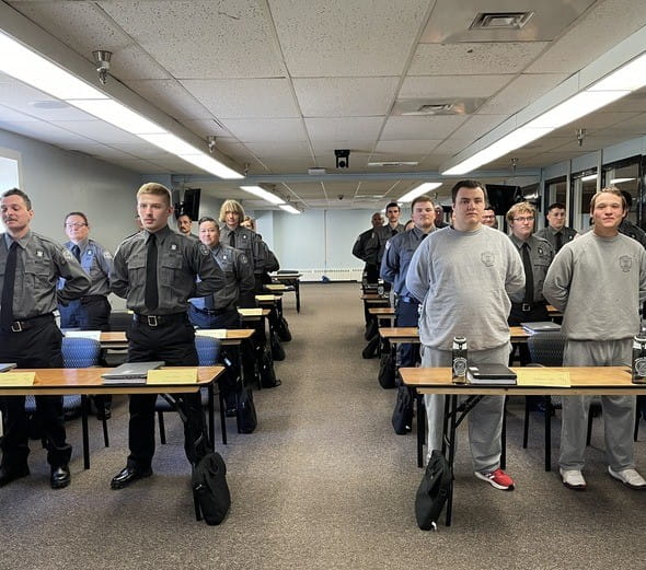 New Academy Students of the John Davis Class in the Upper Peninsula