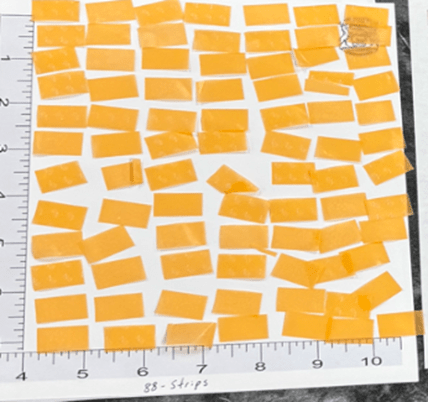 Strips of paper film suspected to be Suboxone