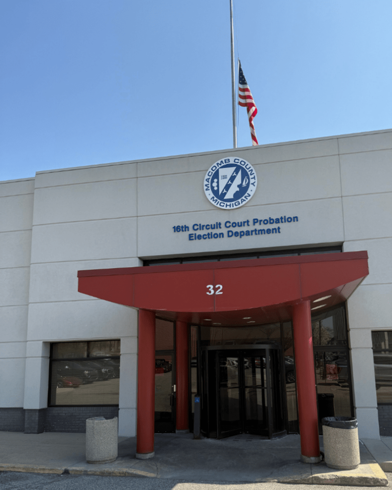 Macomb County Probation Office in Mount Clemens, Michigan.