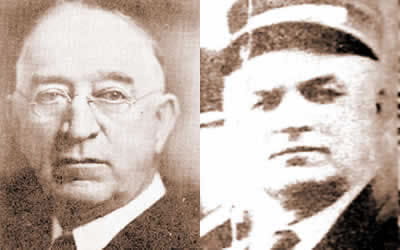 Warden T.B. Catlin and Deputy Warden Fred Menhennett