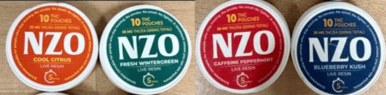 NZO Smokeless Pouches Recall Image