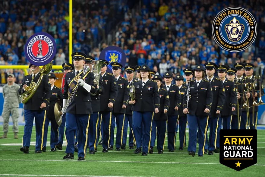 marching band on field